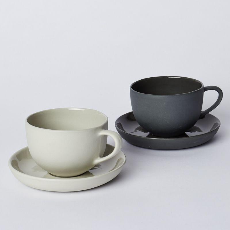 MUD Australia Tea & Coffee Round Teacup & Saucer